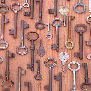 Cool Idea:  Decorate With Antique Keys