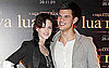 Gallery of Photos of Kristen Stewart and Taylor Lautner at Twilight / New Moon Press Conference in Sao Paulo, Brazil, Video Clip