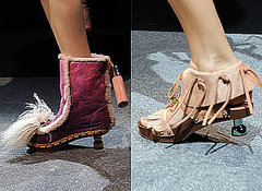 Photos of Kitten Heel Louis Vuitton Shoes at Paris Fashion Week Spring 2010