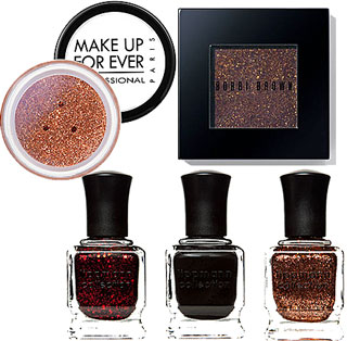 Holiday Glitter Makeup