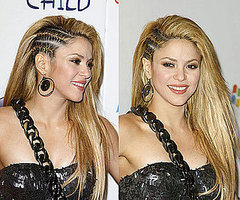 Shakira in Cornrows 2009-12-07 10:00:01