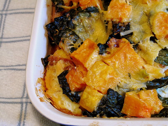 Photo Gallery: Butternut Squash and Cheddar Bread Pudding