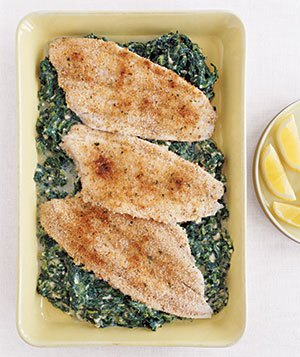 Fast, Easy Real Simple Recipe for Sole Florentine