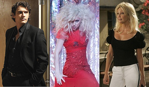 Lady Gaga Guest Stars on Gossip Girl, James Franco Appears on General Hospital, and Heather Locklear Comes Back to Melrose Place