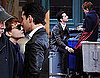 Photos of Shia LaBeouf Kissing Carey Mulligan on Set of Wall Street 2