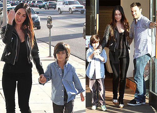 Photos of Megan Fox, Brian Austin Green, And Kassius Green Shopping Around LA