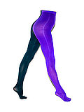 Would You Wear These Two-Tone Tights? 