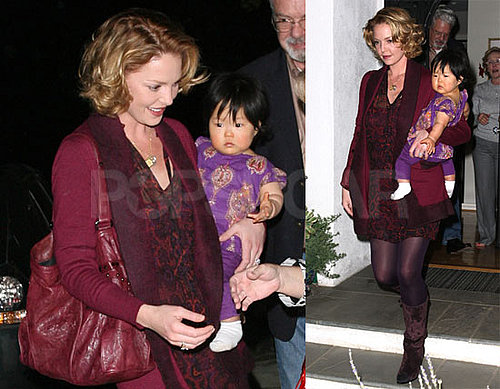 Photos of Katherine Heigle and Naleigh Kelley Leaving a Baby Shower in LA Together