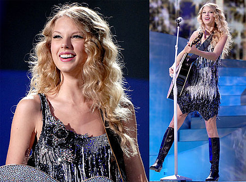 Photos of Taylor Swift and Justin Bieber Performing in Manchester, England