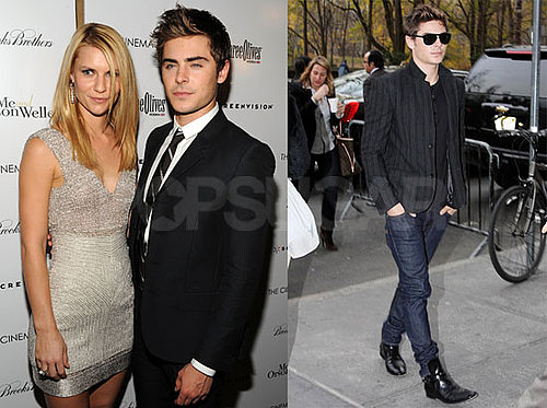 Photos of Zac Efron and Claire Danes in NYC Promoting Me and Orson Welles