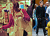 Photos of Justin Timberlake on the Set of the Social Network and Jessica Biel Grocery Shopping