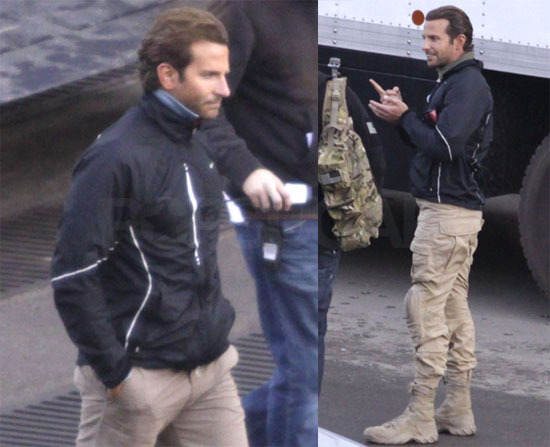 Photos of Bradley Cooper Filming the A-Team in Vancouver 2009-12-04 09:45:44