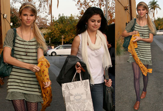 Photos of Taylor and Selena