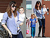 Photos of Violet Affleck Getting Picked Up From School on Her Birthday with Seraphina Affleck and Jennifer Garner