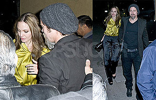 Photos of Brad Pitt and Angelina Jolie Leaving Dinner in LA