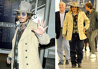 Photos of Johnny Depp Arriving in Tokyo 2009-12-08 07:45:00