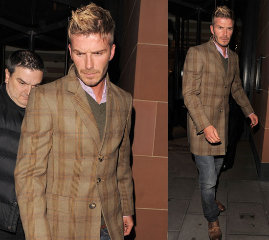 Photos of David Beckham in London