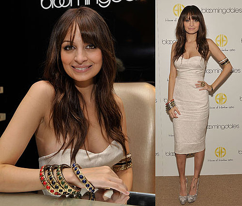 Photos of Nicole Richie With Brown Hair Launching House of Harlow Holiday Collection at Bloomingdales