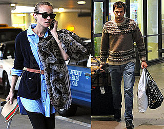 Photos of Diane Kruger and Joshua Jackson Arriving at LAX Together