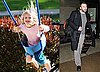Photos of Ben Affleck Arriving at LAX and Violet Playing With Ducks At the Park