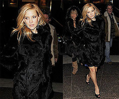 Photos of Kate Hudson out in NYC With Goldie Hawn and Kurt Russell