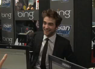Video of Robert Pattinson, Who Doesn't Know What Bing Is