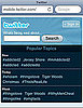 Twitter Creates New Mobile Interface