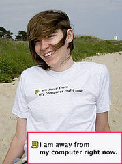 I Am Away From My Computer T-Shirt