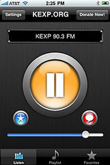 Seattle Radio Station KEXP Releases iPhone App