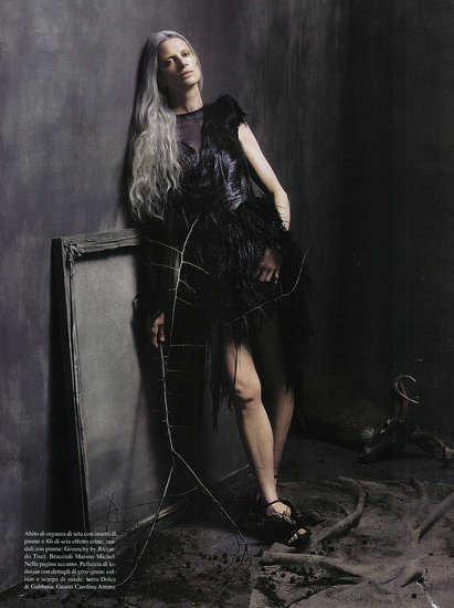 Girls on Film: Kristen McMenamy, Vogue Italia