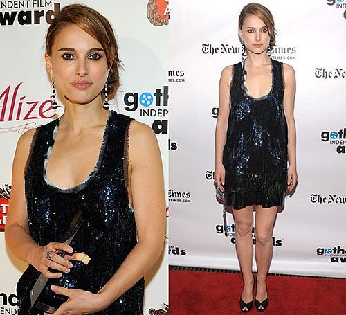 Photo of Natalie Portman in Proenza Schouler Dress at Gotham Independent Film Awards in NYC