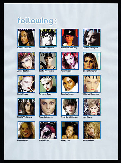 Girls on Film: Model Tweets, Vogue Italia, December '09 Girls on Film: Model Tweets, Vogue Italia, December '09