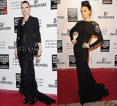 Photo of Kate Moss and Victoria Beckham at 2009 British Fashion Awards Photo of Kate Moss and Victoria Beckham at 2009 British Fashion Awards