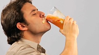 Man Drinks Fat For Antisoda Ad