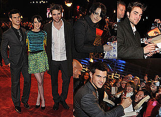 Photos of Robert Pattinson, Kristen Stewart, Taylor Lautner, Bonnie Wright at New Moon UK Fan Event
