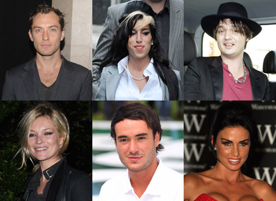 Best of 2009 PopSugarUK Series Who Is The Most Scandalous British Celebrity Poll Featuring Jude Law, Katie Price