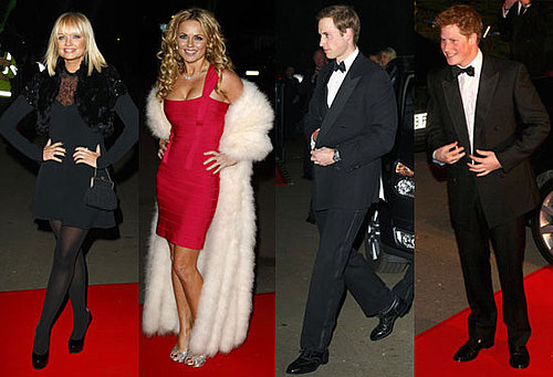 Photos of Emma Bunton, Geri Halliwell, Prince William, Prince Harry at Night of Heroes in London