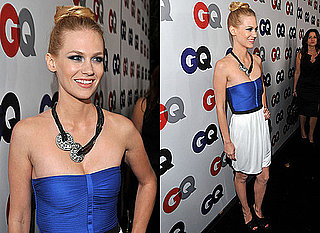 Photos of January Jones on the Red Carpet for GQ Men of the Year Awards