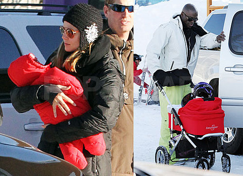 Photos of Heidi Klum And Seal With Leni And Lou in Aspen