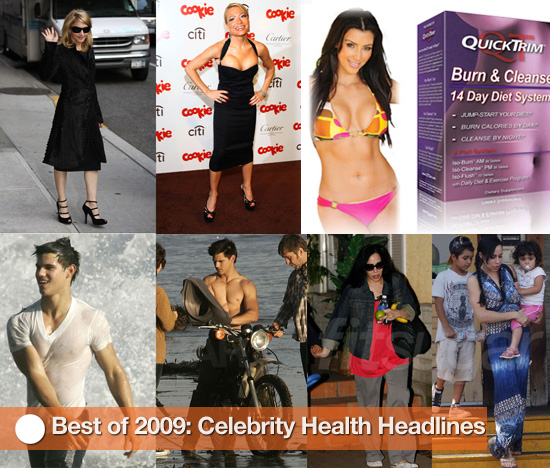 Best of 2009: The Year in Celebrity Health Headlines Best of 2009: The Year in Celebrity Health Headlines