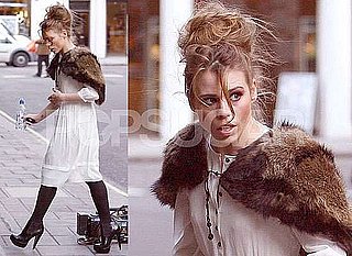 Photos of Billie Piper Filming Secret Diary of a Call Girl Series 3