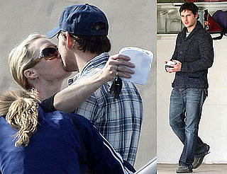 Photos of Peter Facinelli Kissing Jennie Garth After Wrapping Nurse Jackie