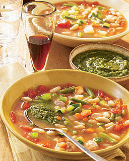 Slow Cooker Recipe for Chicken Minestrone Soup With Pesto