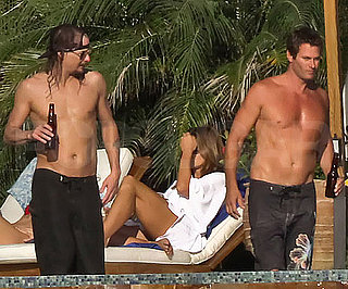 Slide Photo of Kid Rock With Rande Gerber and Cindy Crawford in Mexico