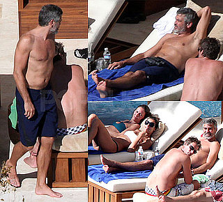 Photos of George Clooney, Rande Gerber, and Elisabetta Canalis in Mexico