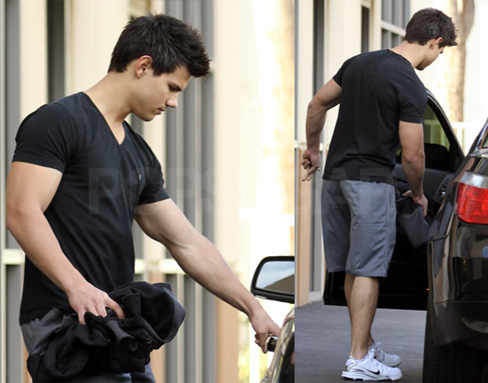Photos of Taylor Lautner Working Out