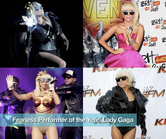 Lady Gaga's Stage Outfits of 2009