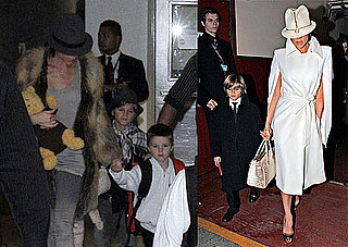 Photos of Victoria Beckham, Romeo Beckham, Brooklyn Beckham, and Cruz Beckham Arriving in LA