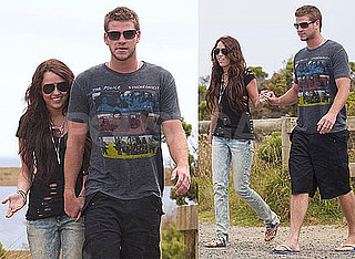 Photos of Miley Cyrus Holding Hands With Liam in Australia