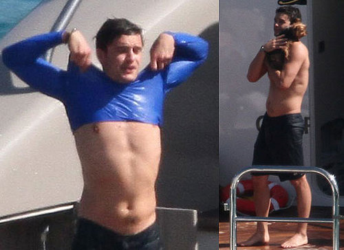 Photos of Shirtless Orlando Bloom With Miranda Kerr in Bikini on Holiday With Jason Statham